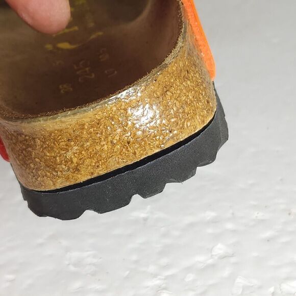 Birkenstock Papillio Women's Yara EU38 US7 Multicolor Flat Strappy Sandals Rare - Picture 14 of 16